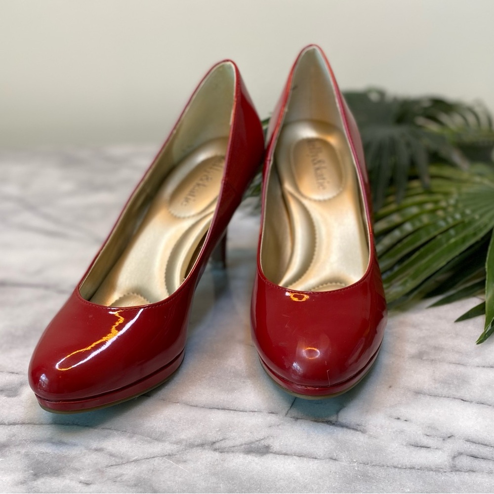Kelly&Katie Red Patent Pumps